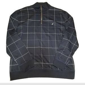 Nautica 1/4 Zip Navy Blue Pullover Sweater